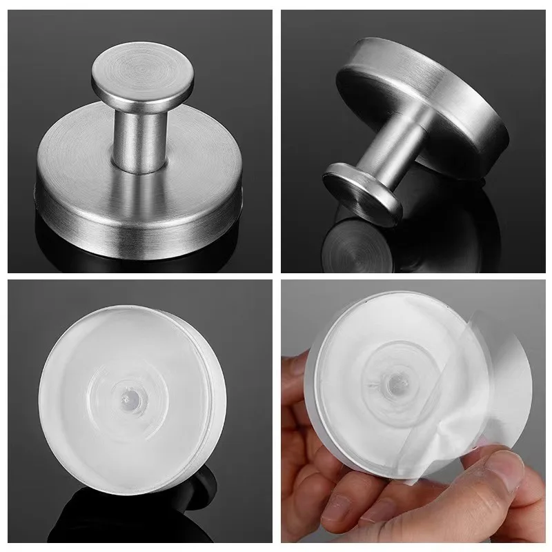 Suction Cup Hooks Waterproof Towel Coat Bath Robe Hook Holder Suitable for Bathroom Kitchen Glass Door Mirror Tile 5