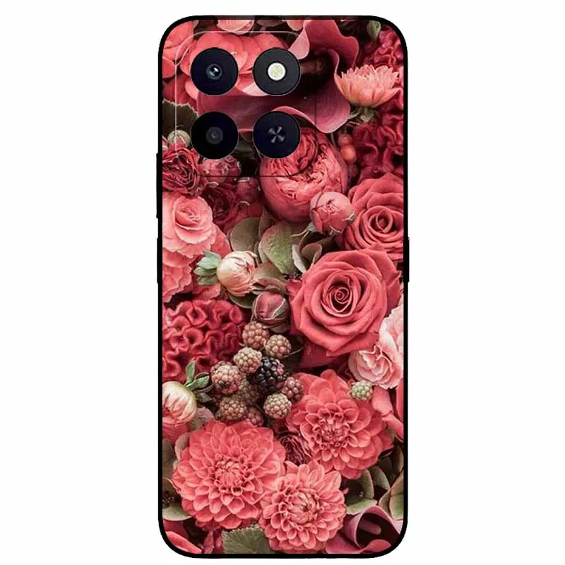 Wolf Bumper Silicone TPU Phone Case - Planet Protective Cool Animal Coque, 6.61