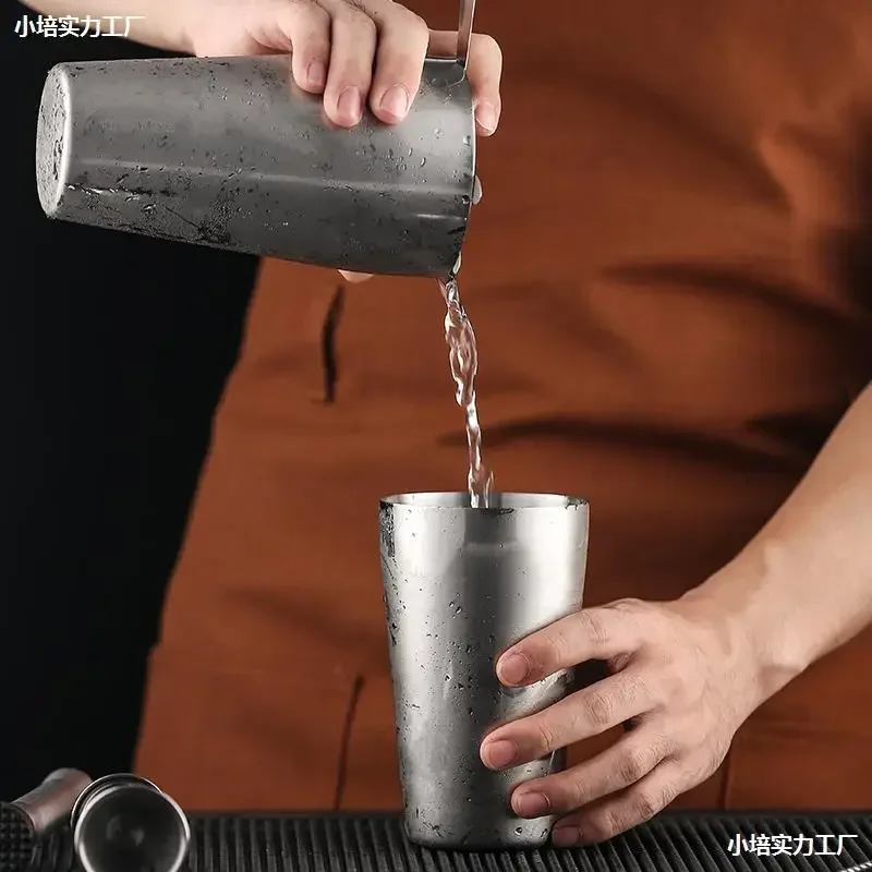 4/5pcs Professional Boston Cocktail Shaker Set Cocktail Mixer Martini Shaker Bar Set Stainless Steel Bartender Wine Cup cocktail shaker