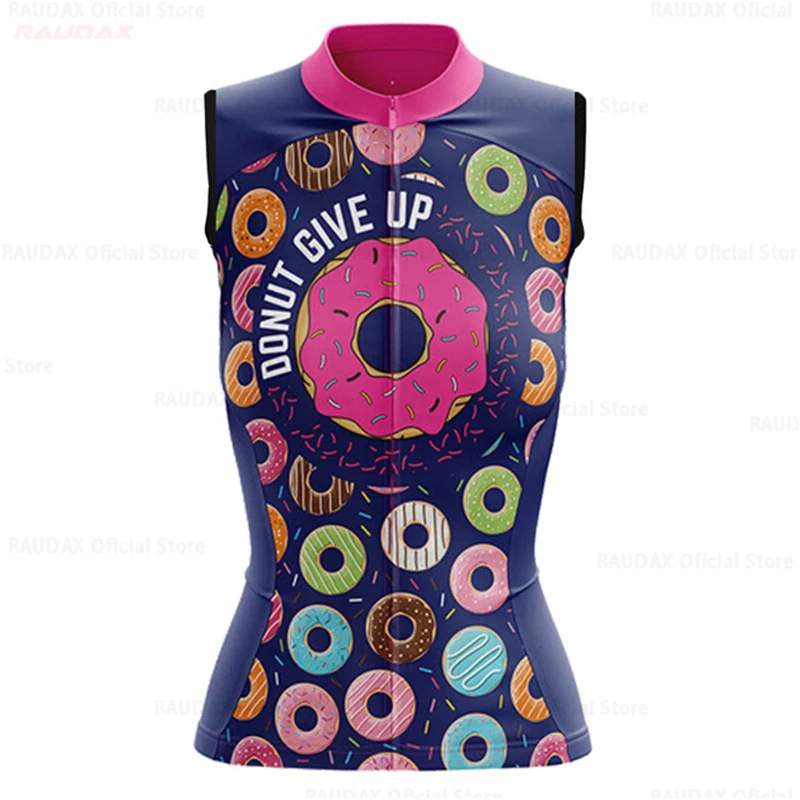 Summer Sleeveless Cycling Jersey Women Bicycle Clothes Mtb Bike Vest Quick Dry Breathable Female Team Ciclismo Girl Wear