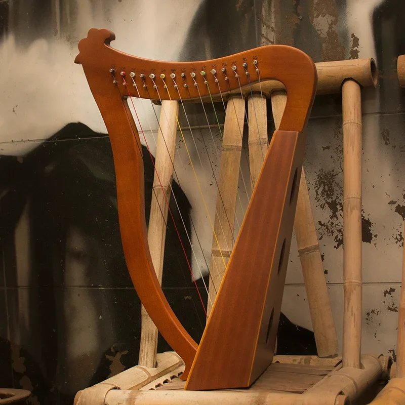 High Quality Handmade harp 15 or 19 strings Musical instrument portable small lyre Arpa easy to learn Harfe