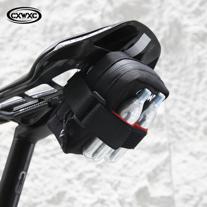 CXWXC Cycling Saddle Bag 0.35L Mini Portable Bike Tail Bag MTB Mountain Road Bike Tool kit Repair Bicycle Accessories
