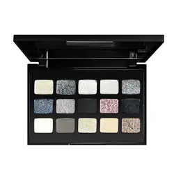 Cool Toned Smoky Eyeshadow Palette with Metallic Shimmer and Matte Pigmented Waterproof Formula (1pcs)