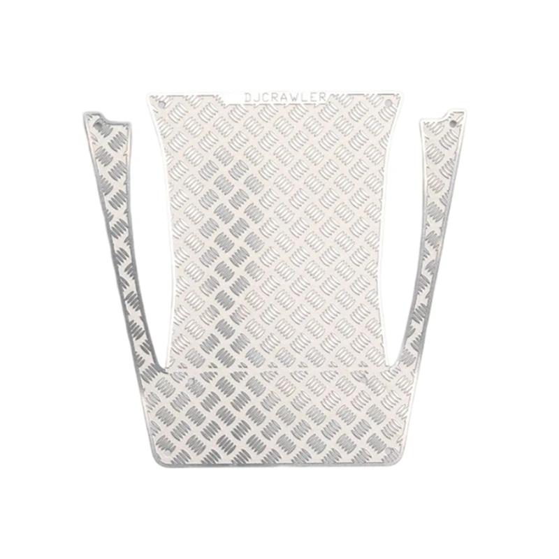 Hot-Metal Steel Hood Skid Plate Trim Foglio Decorativo Per Traxxas Trx4M Defender 1/18 Rc Crawler Car Upgrade Parts