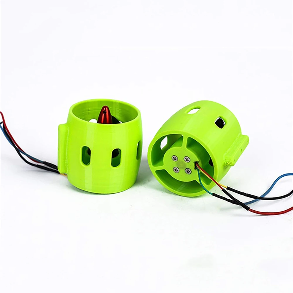 Détail de l'hélice du kit propulseur sous-marin brushless 4kg poussée 200W.