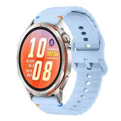 Premium Silicone Watchband - Versatile Strap for Smartwatches (Multiple Sizes Available) (Light Blue)