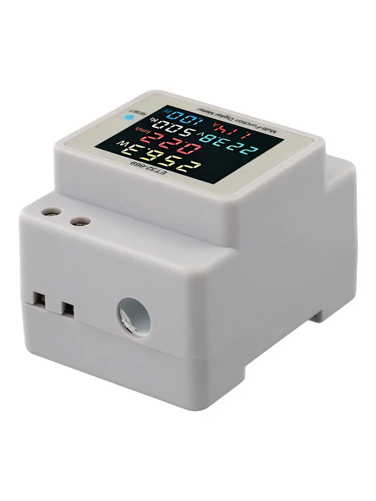 

Reliable Measurements 220V 100A Voltage Current Power Factor Active Electric Energy Frequency Meter 1% Accuracy Functions