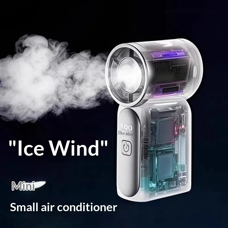 Portable Convenient Creative Mini Pocket Hand-held Fan Lightweight Suitable For Travel Camping Outdoors Air Coolers Home_voghion.com