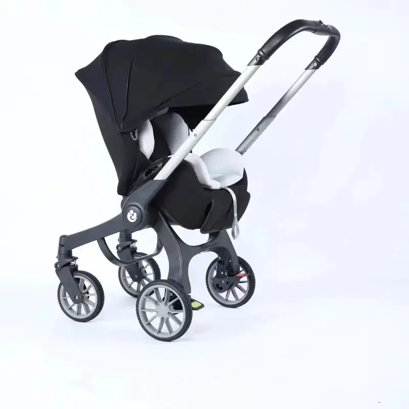 Baby Stroller Car Seat Newborn Lightweight Pram Cart Two-way Easy Foldable 3 in 1