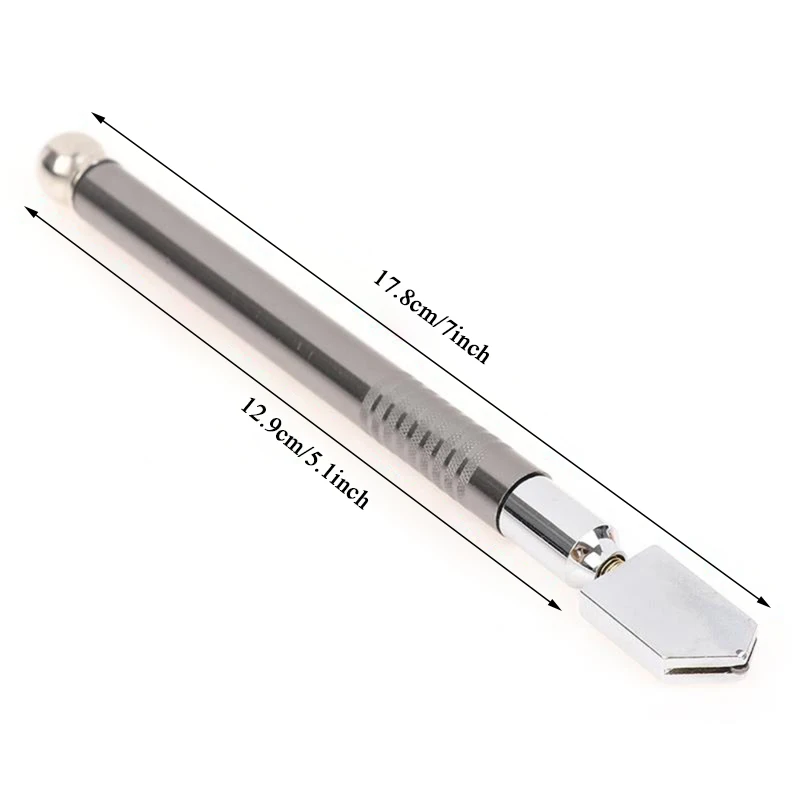 Professional Oil Feed Glass Cutter Diamond Antislip Metal Handle Cutting Tools 5-12mm Diamond Glass Portable Sharp Knife 6