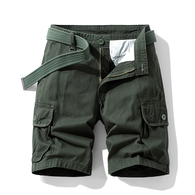 Outdoor Work Clothes Shorts Trendy Men's Clothing Loose Fifth Pants Casual All-Matching Straight Mountaineering Middle Pants Men