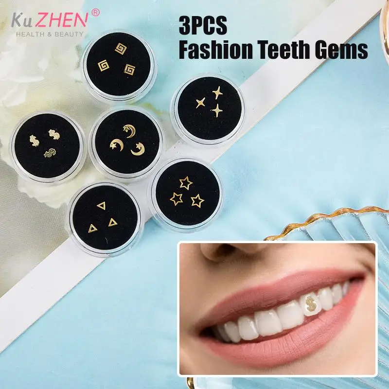 25 Pieces Tooth Gem Kit Tooth Jewelry Kit Fashionable Removable Tooth  Ornaments Artificial Crystal Tooth Ornaments for Reflective Teeth Ornament