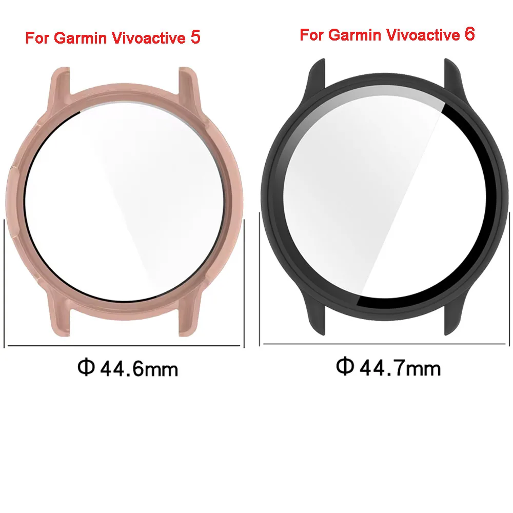 Dual-Function Protective Watch Case with Tempered Glass Cover