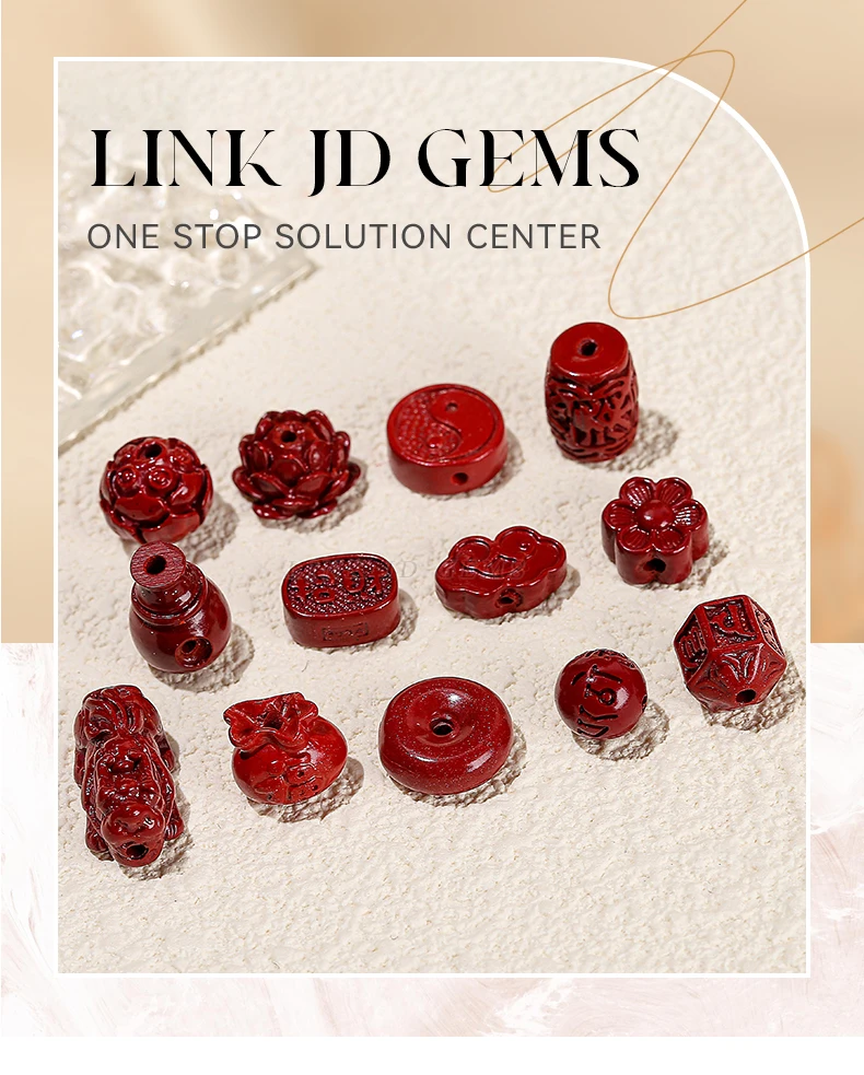 5 Teile/los Natürliche Lila Zinnober Geschnitzte Perle Buddha Blütenblatt Pixiu Form Perle Mit Loch Für Schmuck Machen Diy Armband Zubehör – Detail 2