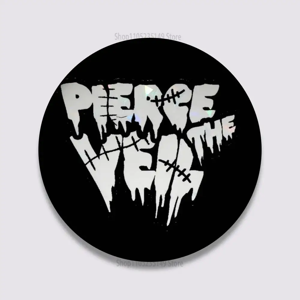 Handmade Pierce The Veil Music Pins - Round Brooch Badge for Backpacks, Clothes, and Jewelry Gifts