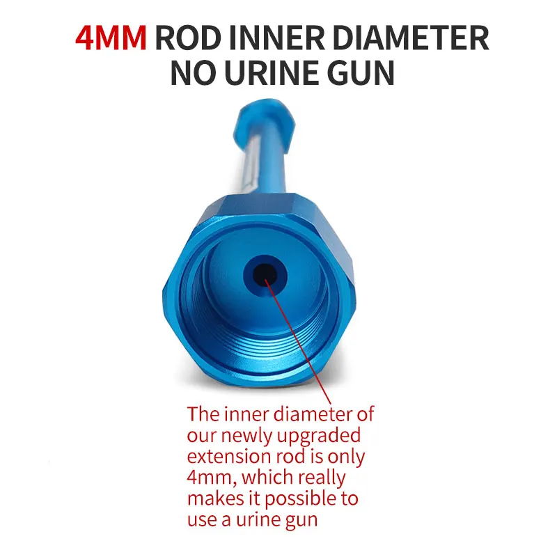 High-Performance Adjustable Gun Extension Rod for Airless Paint Sprayers - 30cm/50cm
