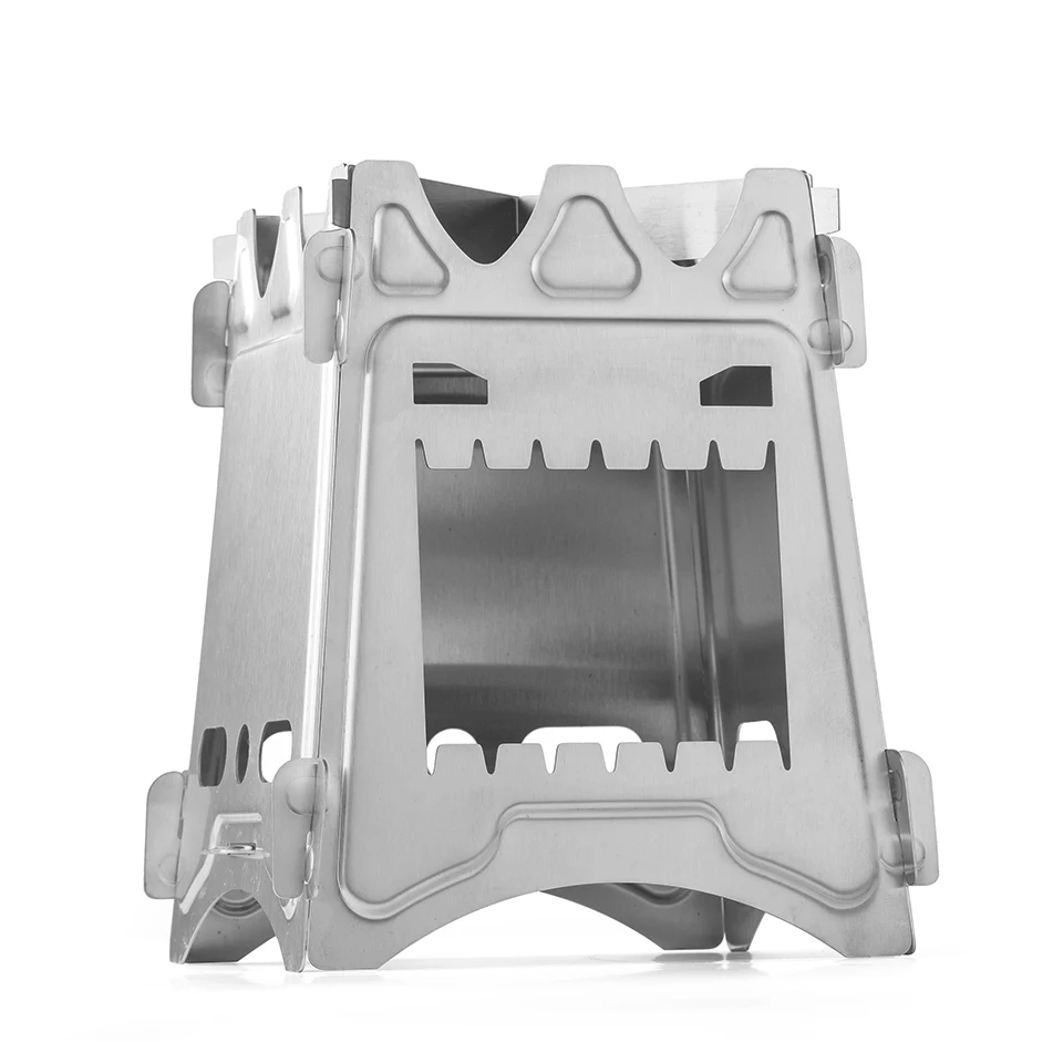 Bluesdeer Camping Fire Wood Heater Portable Titanium Stove Tourist Burner Tourist Cooker Outdoor Survival Trekking Hiking