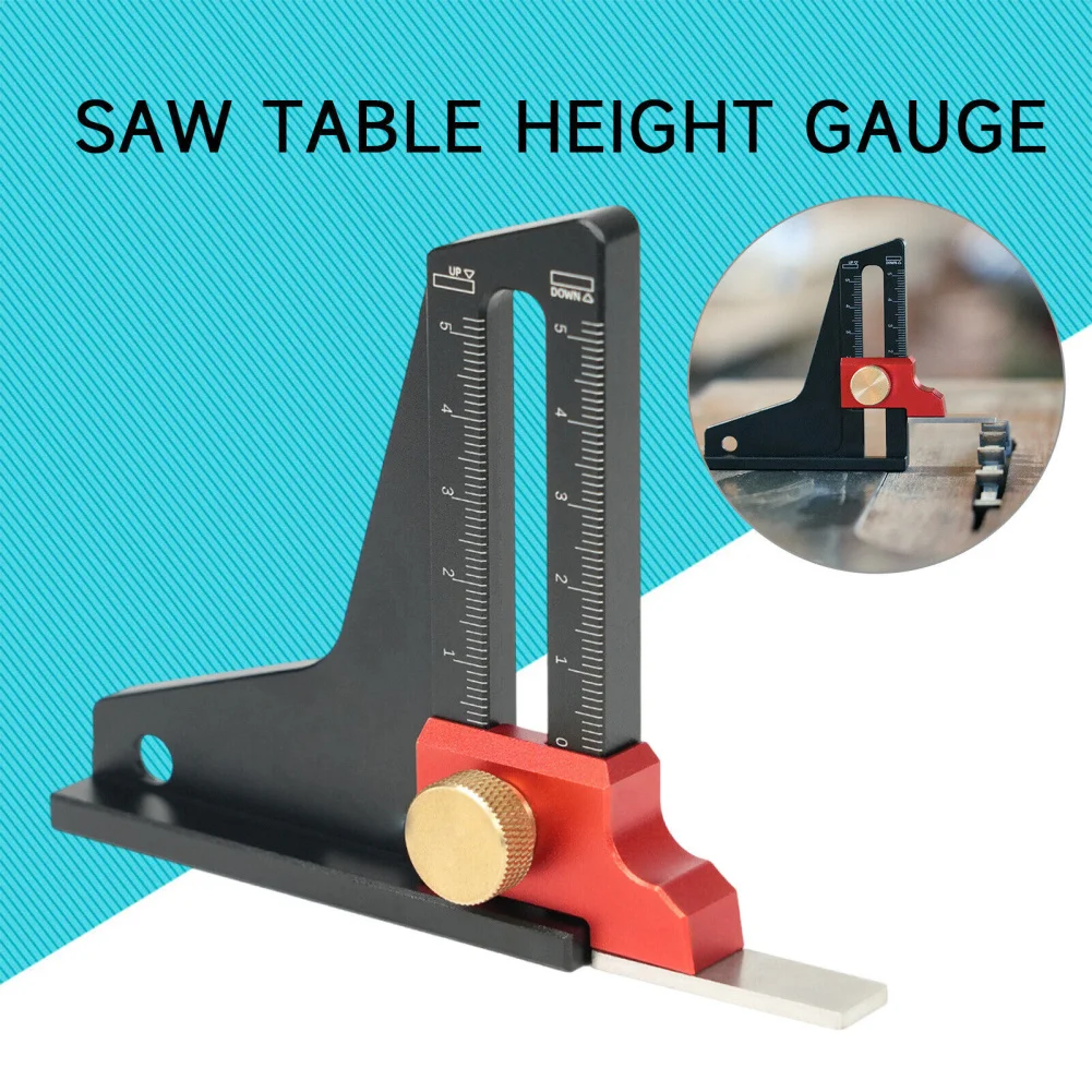 

Aluminum Alloy Height Vernier Caliper 0-1.97" Measuring Tool Depth Measurement, Hollow Vernier Ruler DIY Height Measurement Tool