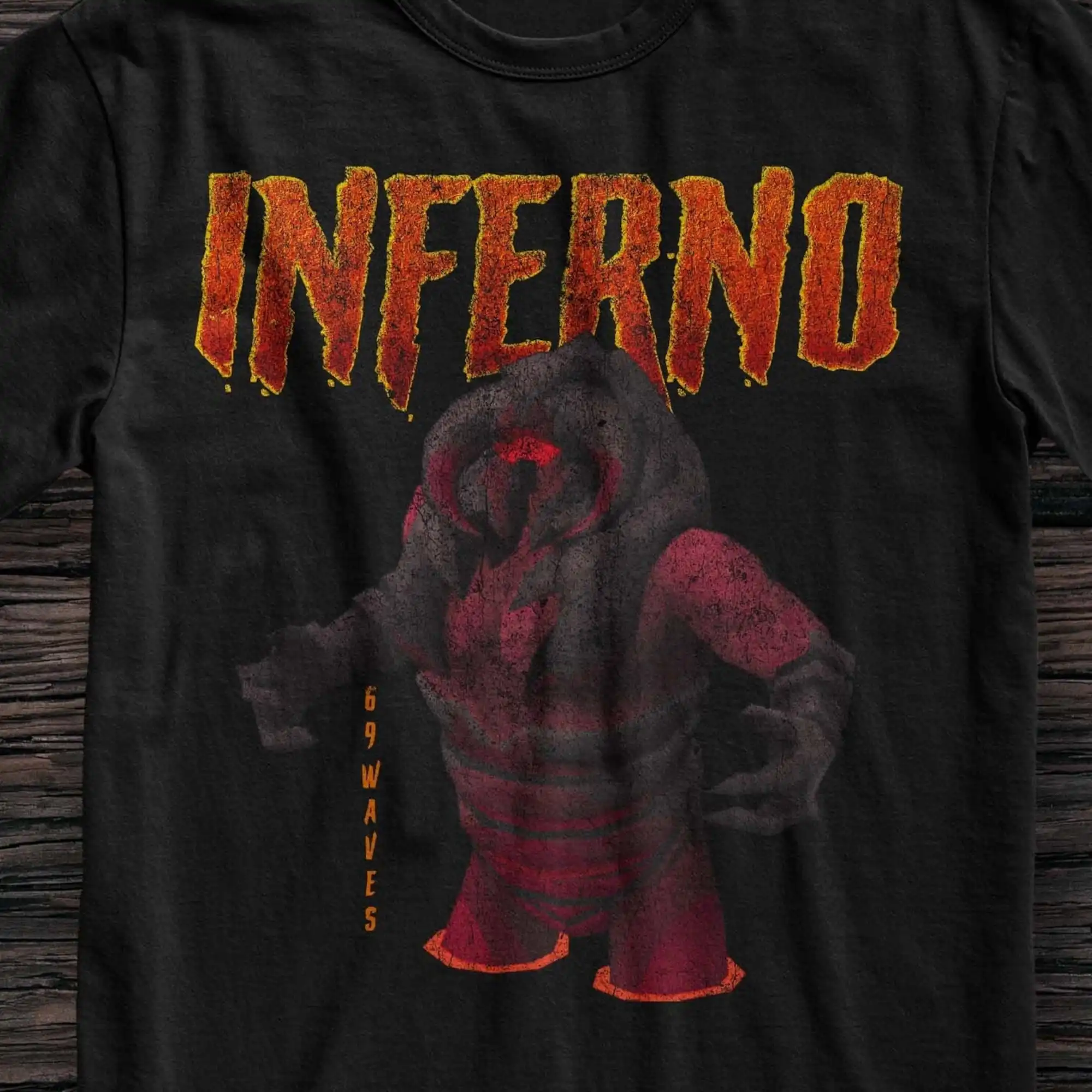 Maglietta Stile Vintage Inferno Osrs