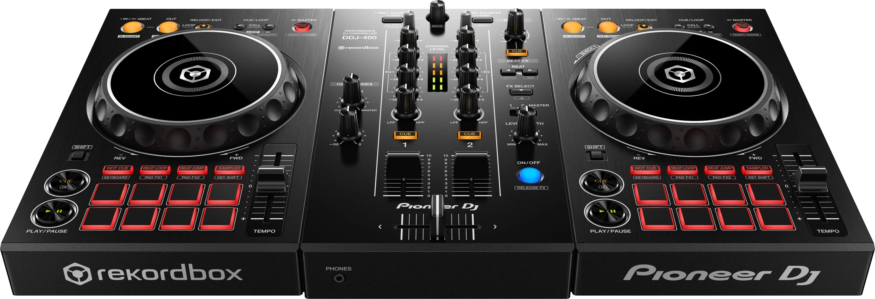 DDJ400 digital audio DJ controller midi live broadcast home computer disc  player