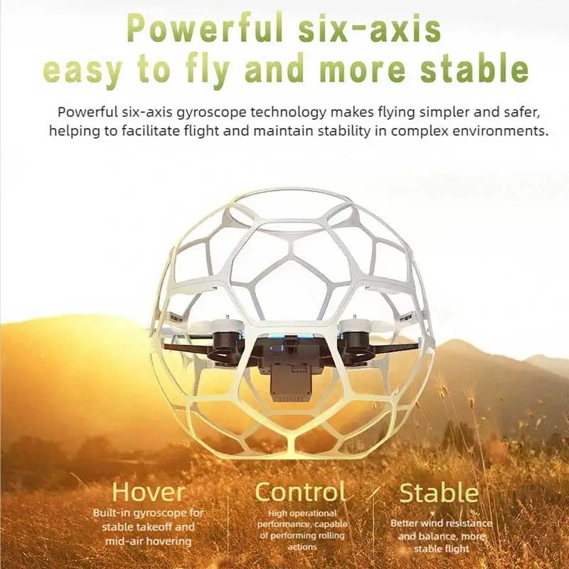 Remote Control Football Drone Children's Flight Training RC