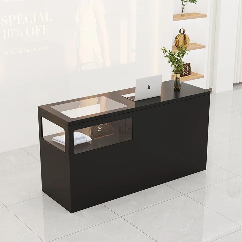 Luxury Executive Reception Desk Office Furniture Help Front Salon Beauty Institute Counter Bancone Reception Entrances Modern