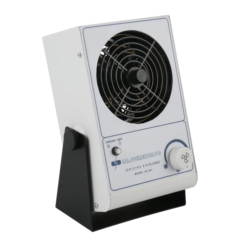 

SL-001 Anti-static Benchtop Ionizing Air Blower Fan Ion Anti-Static Eliminate Equipment ESD Static Eliminate