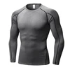 Men's Compression Shirt Long Sleeve Sports Workout T-Shirts Sport Quick Dry Fitness Running Tops Gym Sports Tights 3