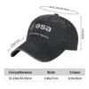 Vintage EESA European Space Agency Baseball Caps Unisex Distressed Denim Snapback Cap Esa Outdoor Activities Adjustable Hats Cap 4