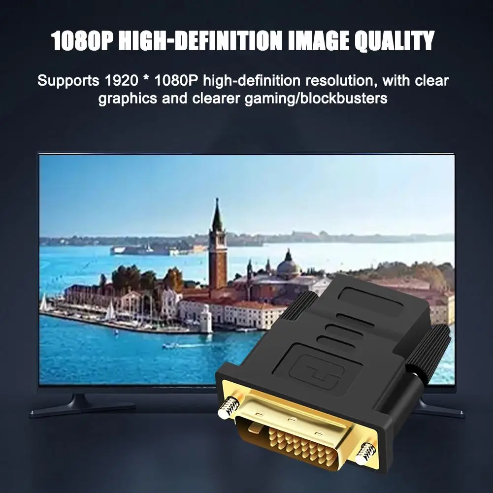 DVI-zu-HD-Konverter für PC, HDTV und Projektor - Kompatibel mit Fernseher, Computer und Monitor – Detail 11