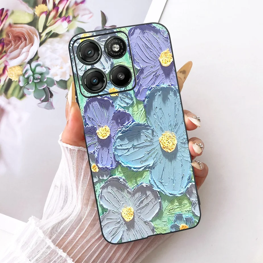 Luxury Floral Design Soft Silicone Case
