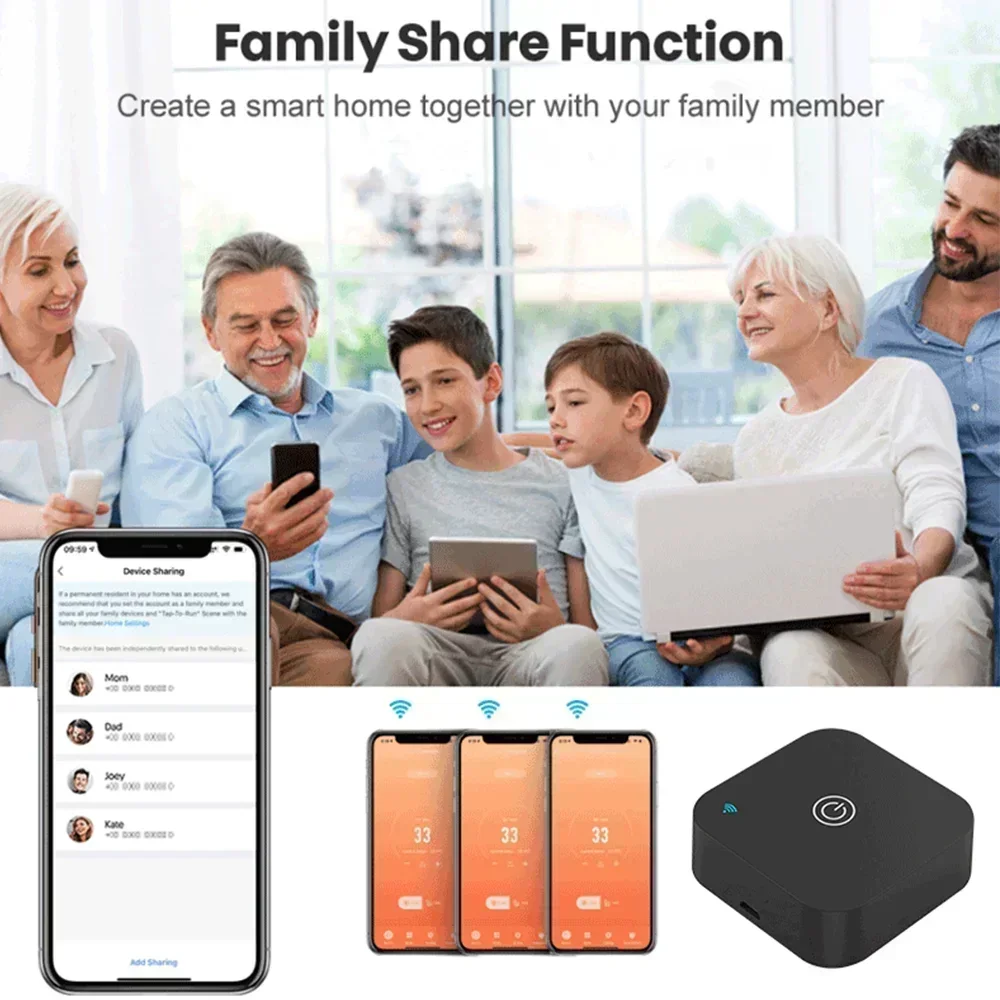 Smart IR Remote with Built-in Temperature and Humidity Sensor