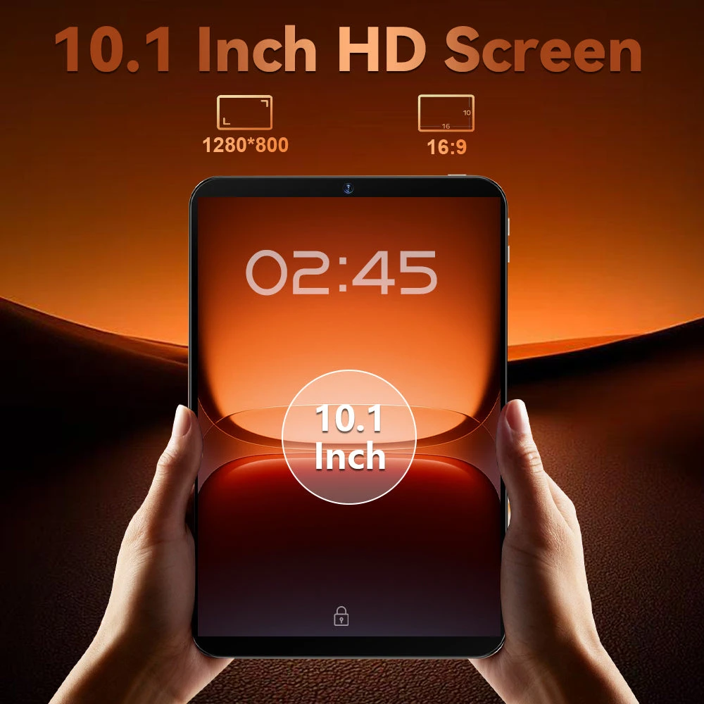 KOOMDIGI 10.1 Inch Android 13 Tablet 24GB RAM 128GB ROM MTK6763 Octa Core 4G LTE 5G WiFi IPS 800x1280 HD Display 5000mAh Dual Camera
