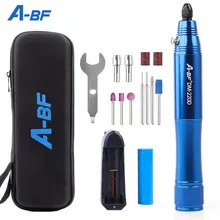 

A-BF Cordless Mini Electric Drill Power Rotary Tools 3.7V Home DIY Dremel Engraving Cutting Pen Tool With Polishing Accessories