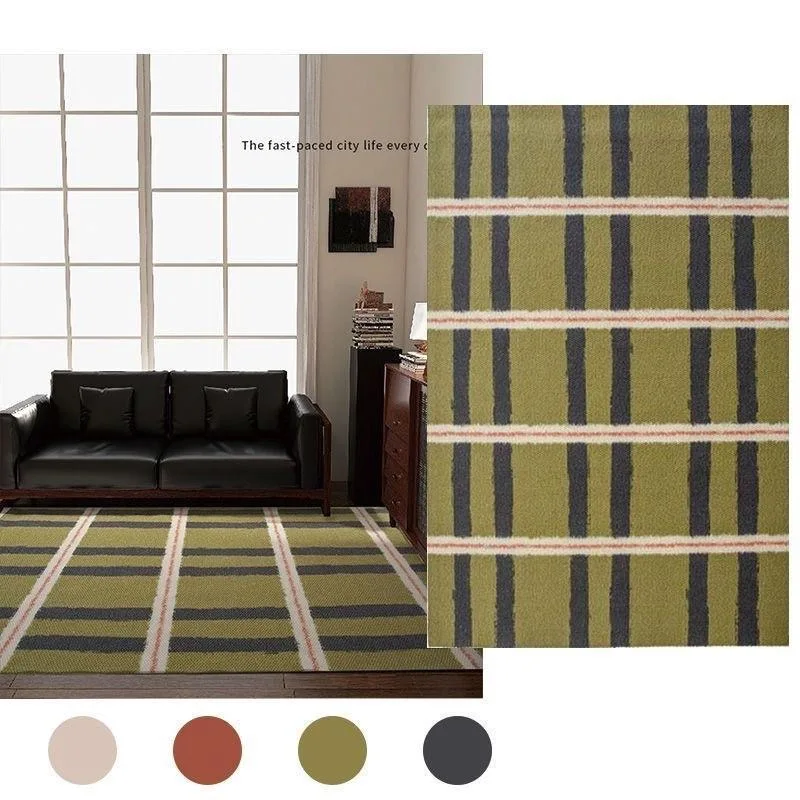 VIKAMA Antique Atmosphere Crystal Velvet Carpet Living Room Sofa Dirt Resistant And Easy To Take Care Of Carpet Home Decoration