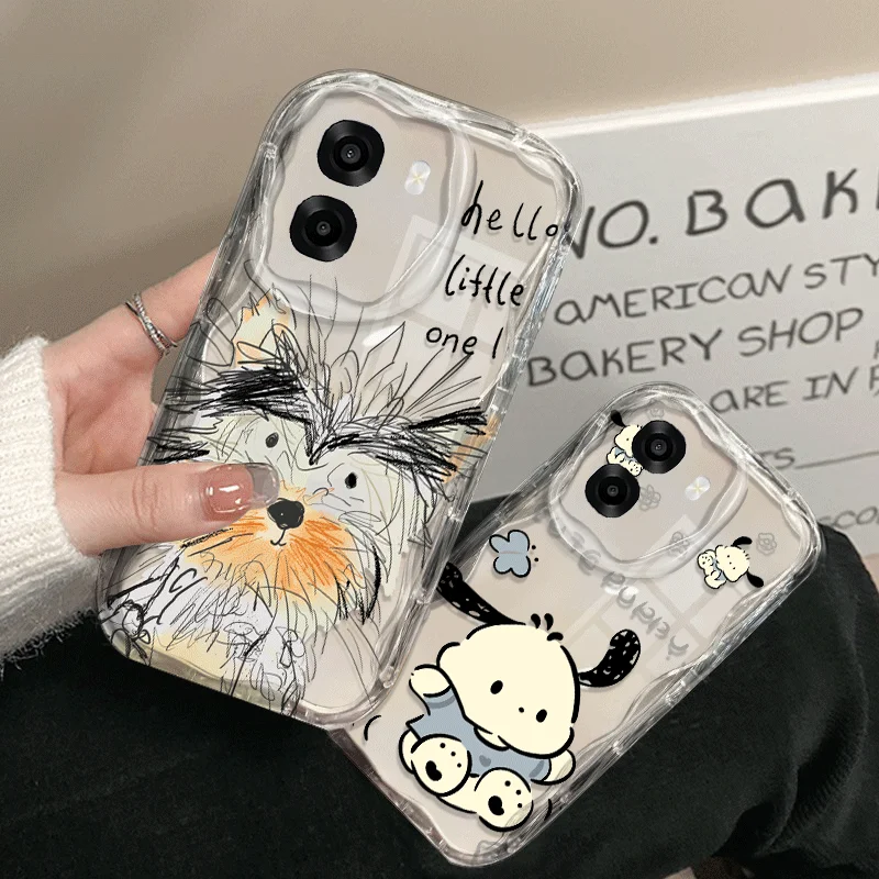 Shockproof Dog Pattern Flexible TPU Protective Phone Case