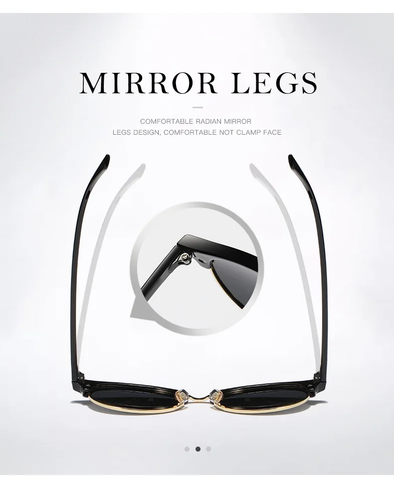 Ms polarized sunglasses round glasses male personality Riding night-vision Glasses True colors Sunscreen Wind Sunglasses