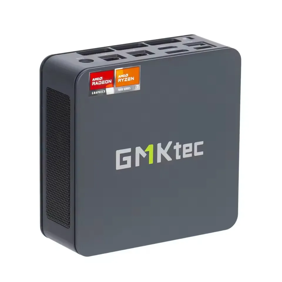 GMKtec Nucbox Mini PC Gamer K6 M6 AMD Ryzen 7 7840HS R5 6600H USB4 2*DDR5 2*PCIE 2*2.5G NUC Desktop Computer Windows 11 WiFi6E 6
