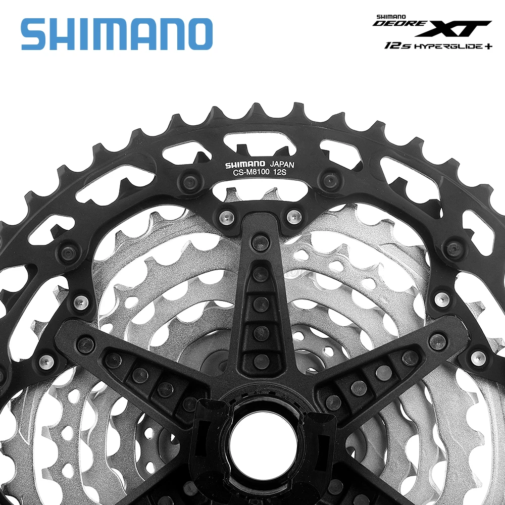 Shimano SLX XT Deore M8100 M7100 M6100 12 Speed Cassette Micro Spline K7 12V Sprocket 10-51T MTB Freewheel 12S Bicycle Ratchet bicycle cassette,bicycle sprocket gear,bicycle parts,bike freewheel