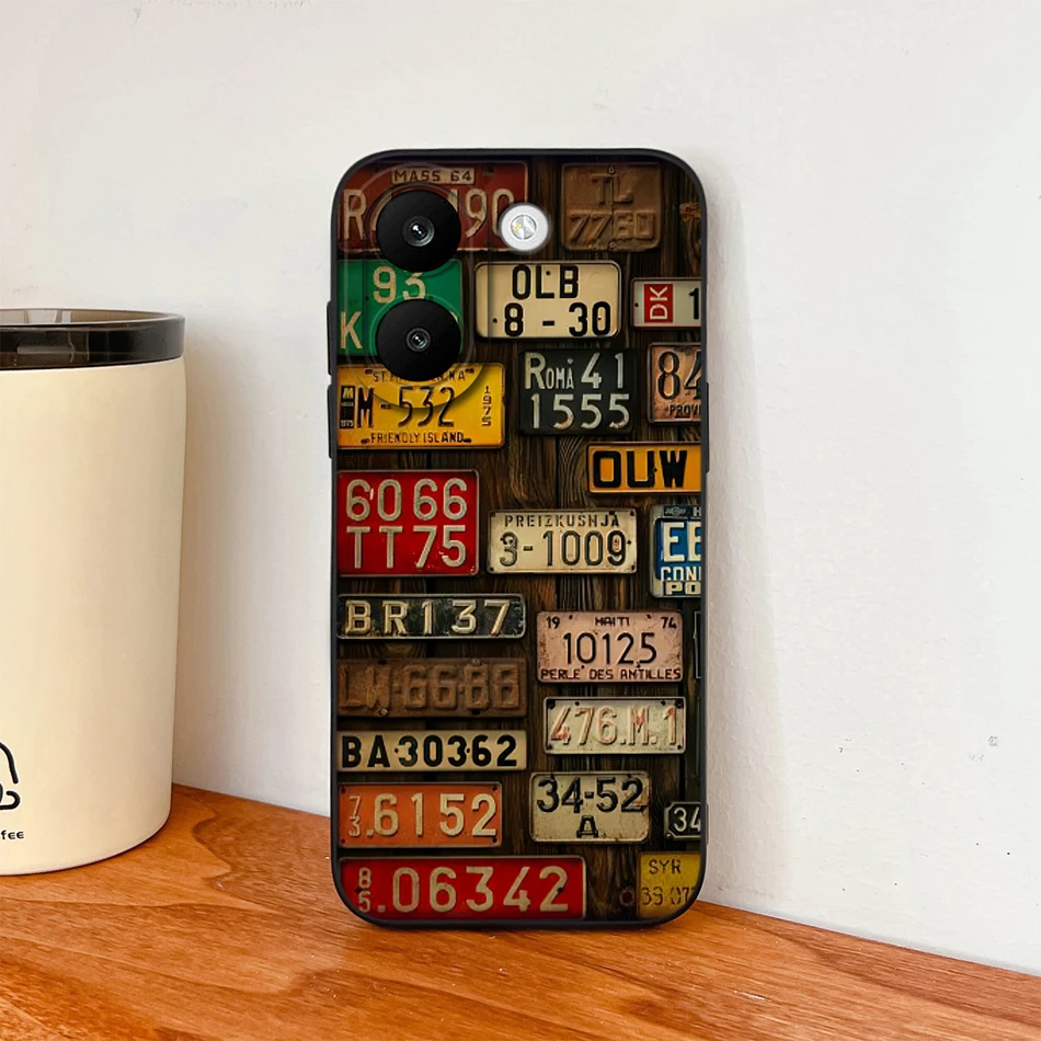 Creative Fruit Pattern Slim Silicone Phone Case with Lens Protection - Soft Back Cover