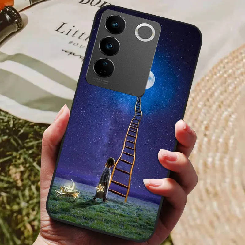 Sleek Black Silicone Phone Case - Durable TPU Protective Cover