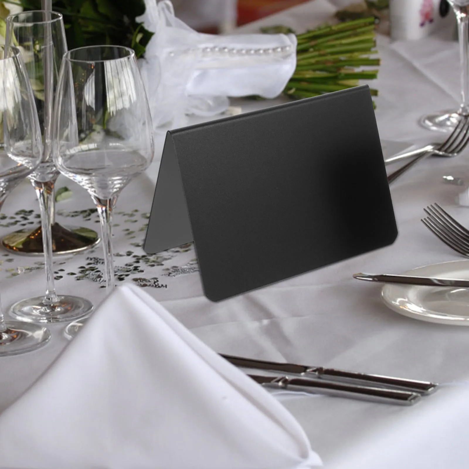 아크릴 건조 지우기 보드 미니 분필 보드, 데스크탑 사인 라벨, 가격, 명함, 태그 스탠드, 랙, 메시지 보드, 10 개