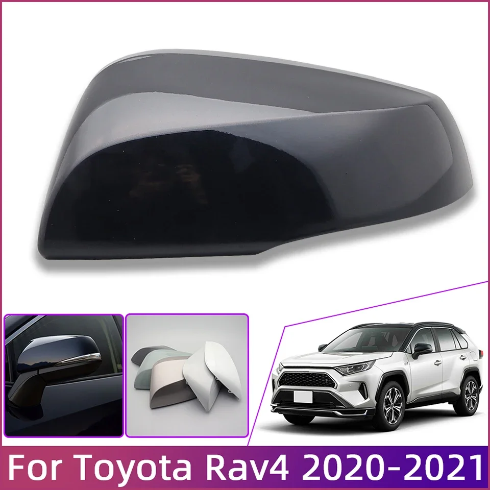 

Автомобильные аксессуары, чехол для зеркала для Toyota Rav4 2020 2021, крышка для зеркала заднего вида с наружной дверью, цветная крышка
