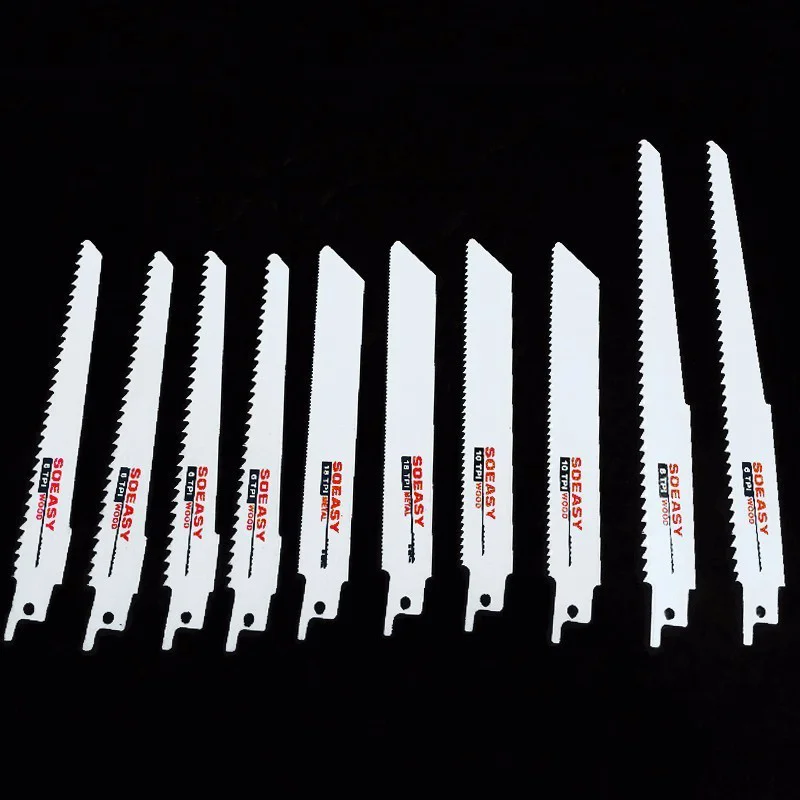 PEGASI-10pcs-Saw-Blade-Set-Carbide-Woodworking-Wood-Fibreboard-Metal-Cutting-Reciprocating-Power-Tools-Accessories