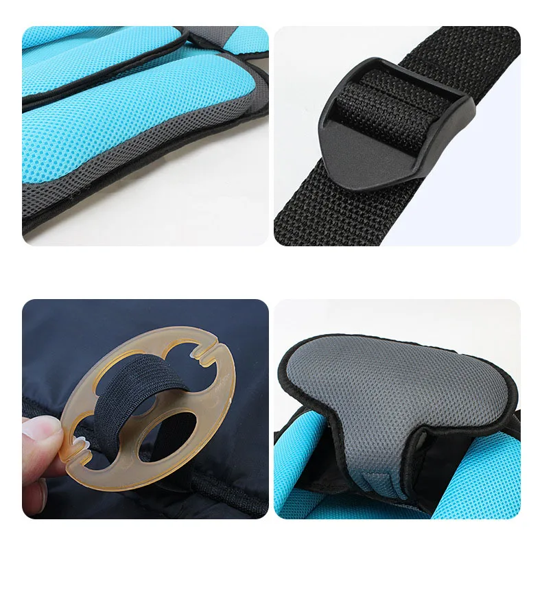 New Child Safety Seat Mat Adjustable Stroller Seat Pad For 6 Months To 12 Years Old Breathable Chairs Mats Baby Car Seat Cushion