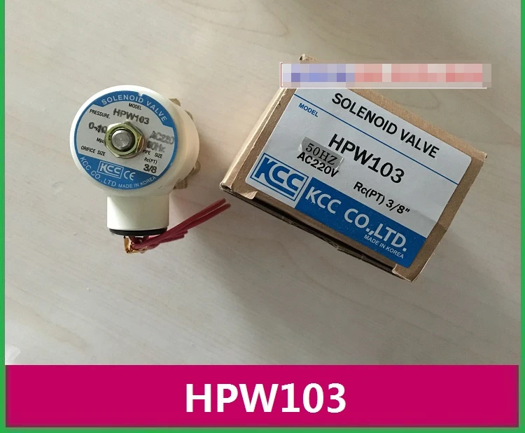 

Корейский Соленоидный клапан KCC HPW103, оригинальный AC220V/DC24V