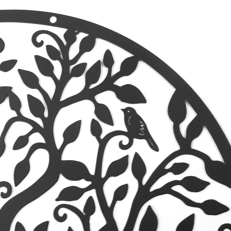 Tree of Life Metal Wall Decoration Indoor Outdoor Garden Farmhouse Decor Hanging Ornament for Home Housewarming Gift 5