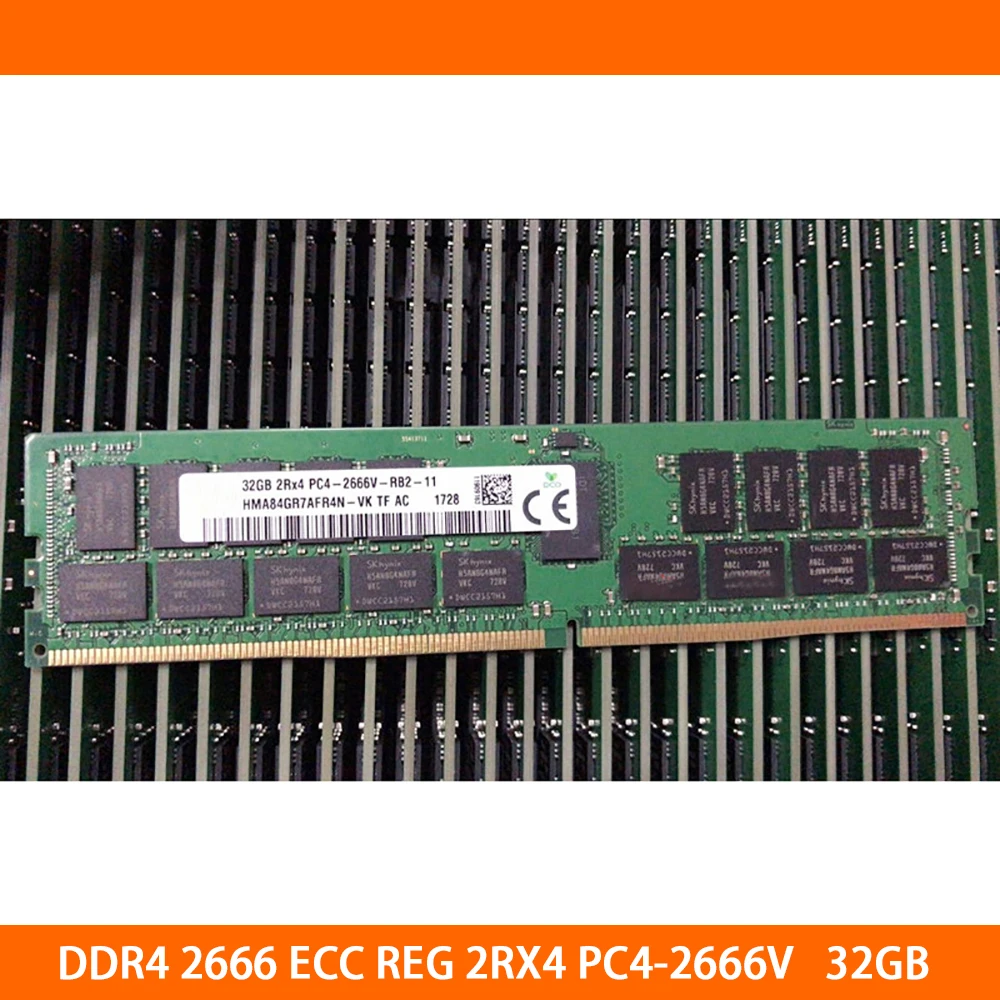 

1PCS For SK Hynix RAM 32G 32GB DDR4 2666 ECC REG 2RX4 PC4-2666V Server Memory High Quality Fast Ship