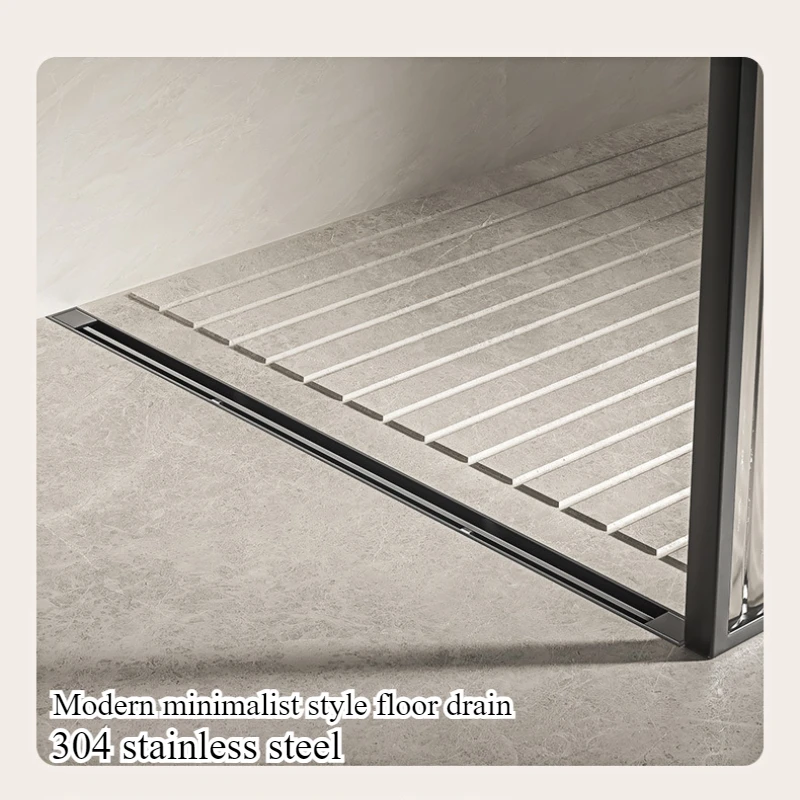 ห้องน้ําห้องอาบน้ําท่อระบายน้ําชั้น 304 สแตนเลสกันสนิม,กว้าง 3.2 ซม.,ระเบียงโมเดิร์นMinimalistป้องกันกลิ่นท่อระบายน้ําชั้น 1