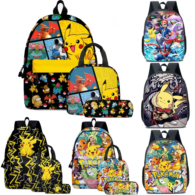 New Anime Pokeball Backpack Bento Bag for Boys Girls Kid Pokemon Pikachu  Cute Students School Bag Travel Bag Child Birthday Gift - AliExpress